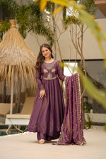 Designer Party Gown Palazzo & Dupatta Set