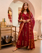 ANGRAKHA BANDHEJ SUIT SET