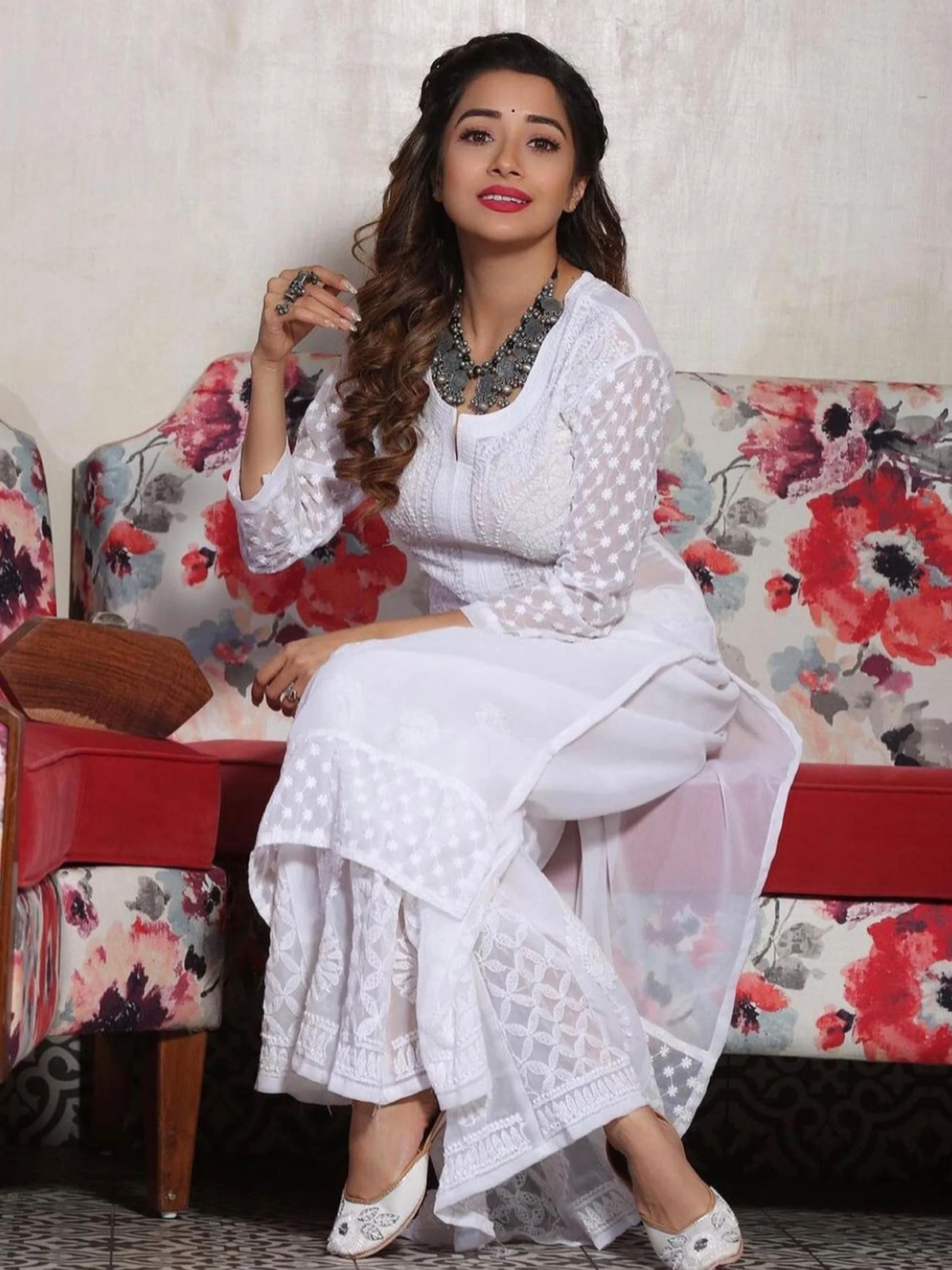 Master Mix Chikankari Kurta Set