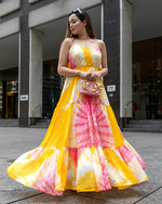 BUTTERPHIN TIE & DYE ORGANZA DRESS