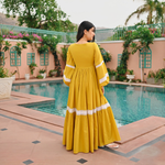 PEARL YELLOW COTTON DRESS