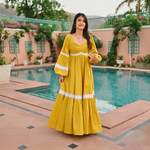 PEARL YELLOW COTTON DRESS