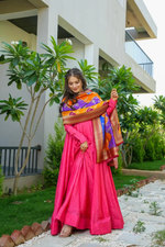 LONG GOWN WITH DUPATTA SET