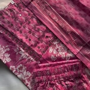 Hand Work Cotton Kurta Set – Timeless Craftsmanship with Everyday Comfort