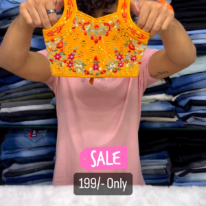 Orange Plazzo Suit For Kids On Sale
