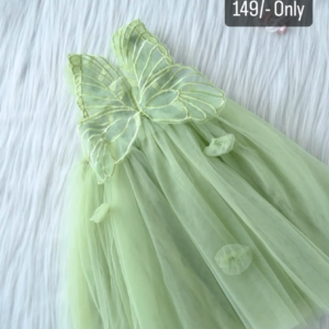 Green Color Skirt For Kids On Sale