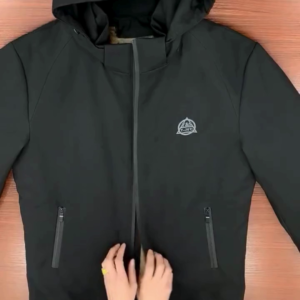 Solid Hooded Sports Sweatshirt