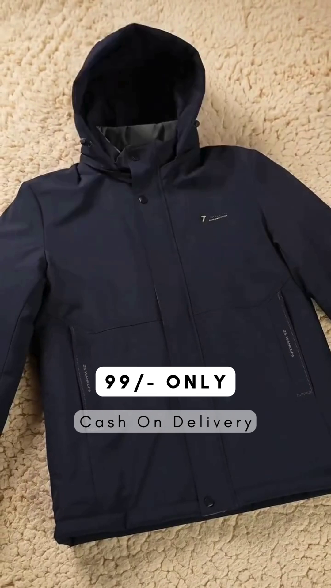 Men’s Regular Fit Fashionable Lightweight Winter Jacket – Trendy, Warm, and Perfect for Layering