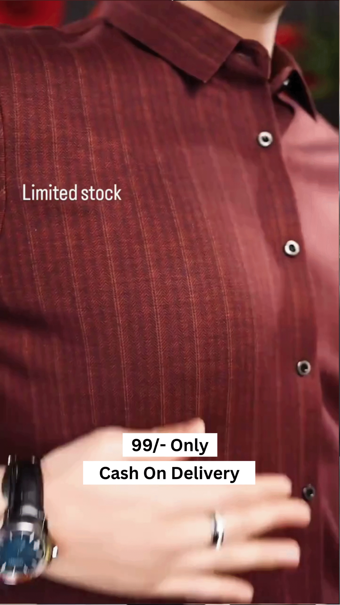 Men Striped Slim Fit Formal Shirt - Image 4
