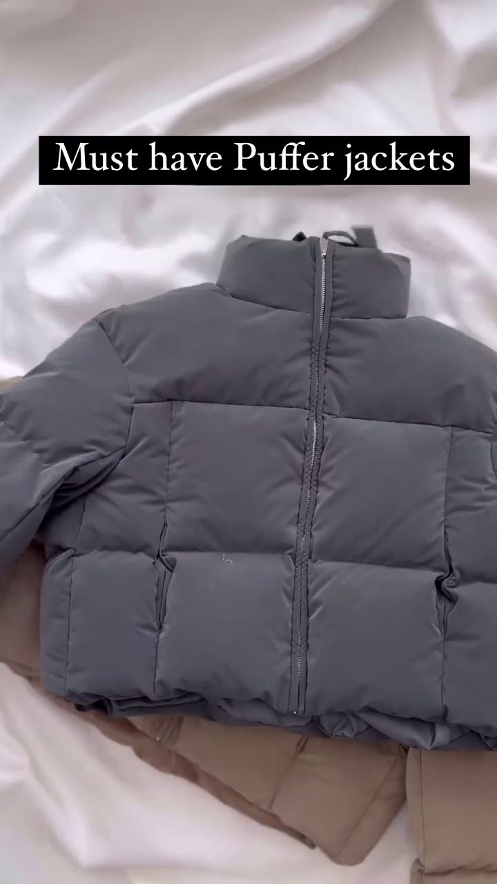 Chic Cropped Puffer Jacket – The Ultimate Winter Essential - Image 3