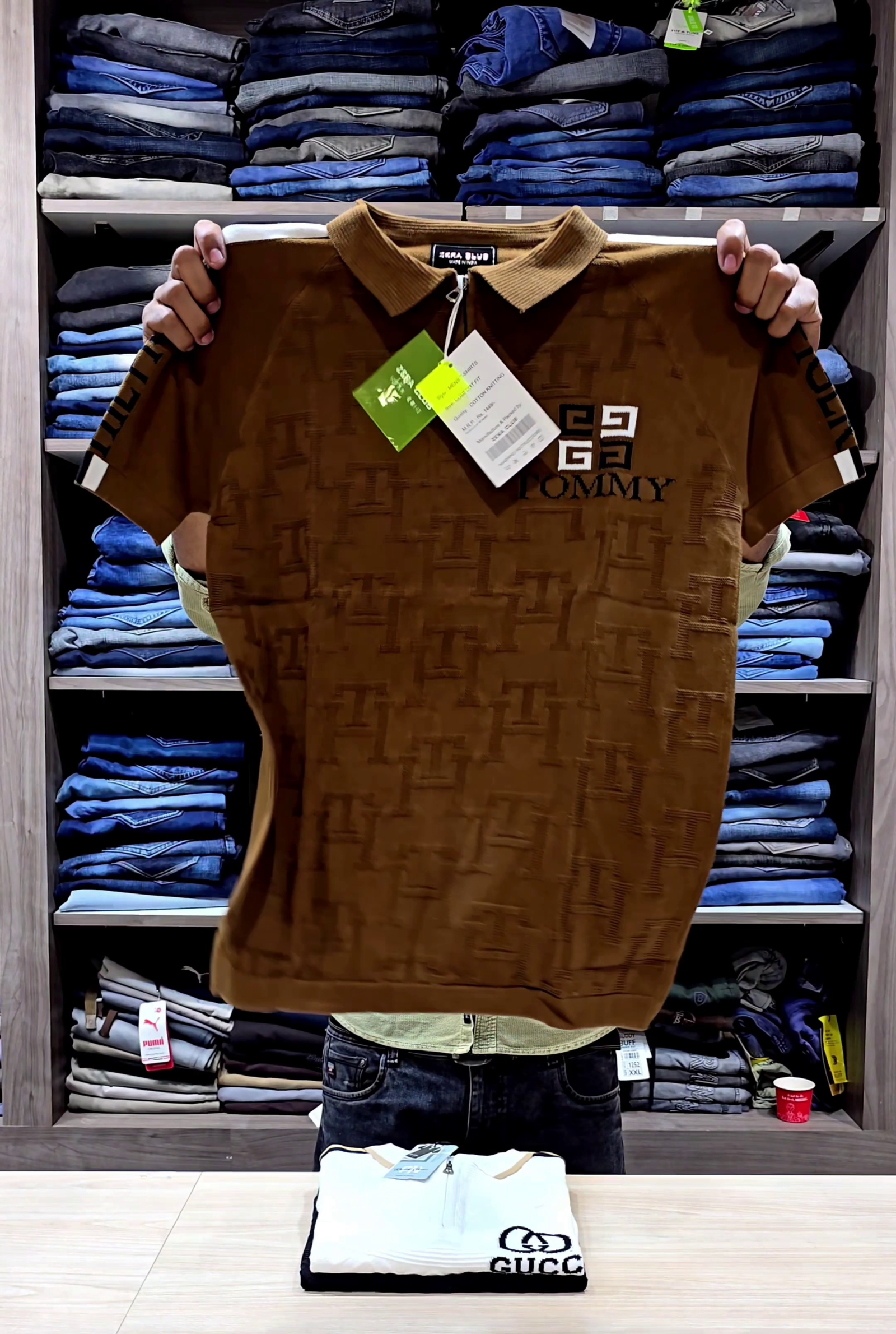 Men’s Cotton Regular Fit Polo T-Shirt - Image 3