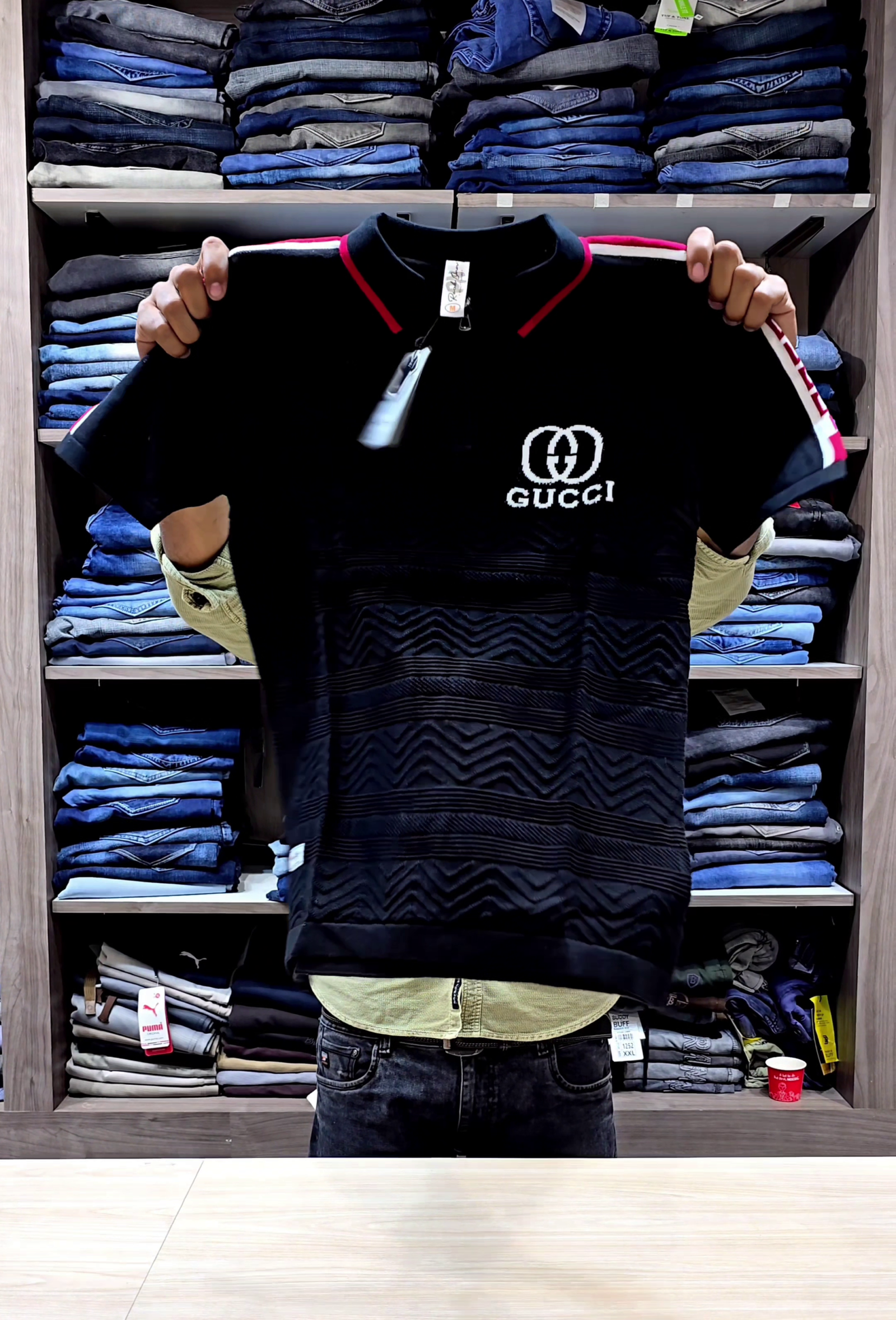 Men’s Cotton Regular Fit Polo T-Shirt - Image 2