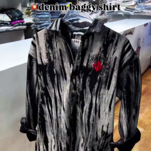 Men’s Premium Multicolour Artistic Textured Shirt