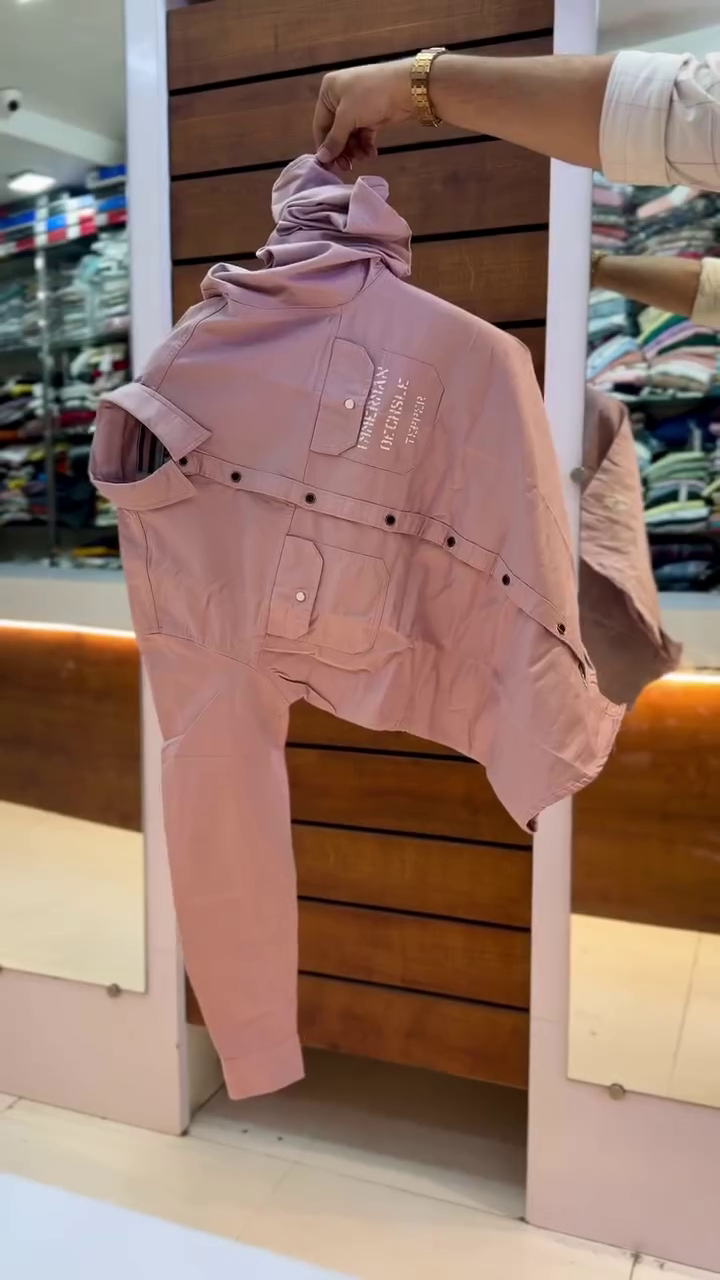 Men’s Solid Slim fit Casual Shirt - Image 9