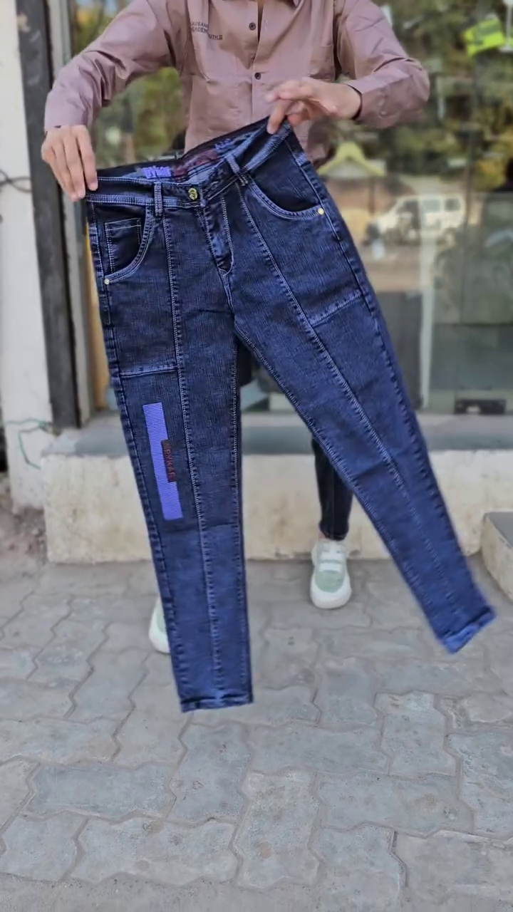 Blue Baggy fit Jeans - Image 5
