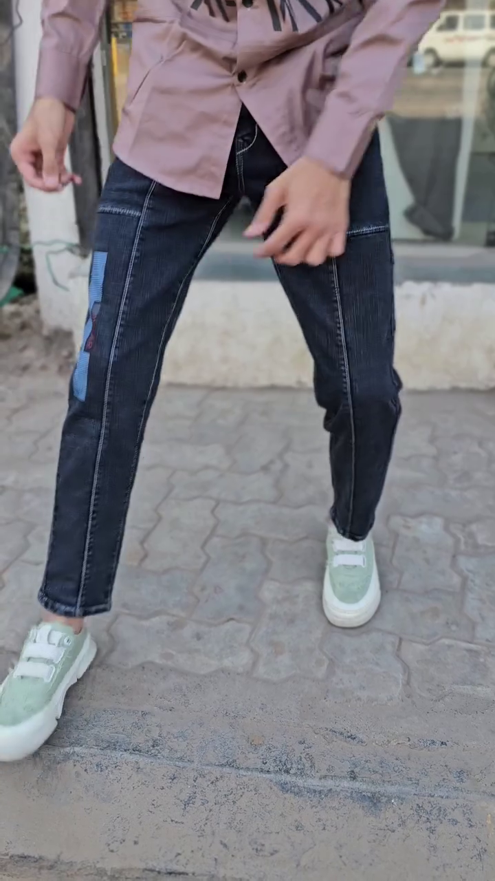 Blue Baggy fit Jeans - Image 3
