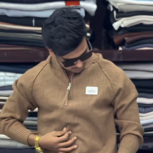 Premium Stretchable Men’s Full Sleeve Knitted T-Shirt